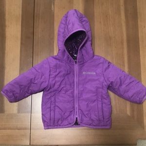 Columbia Baby Girl Purple Winter Coat 6-9Months